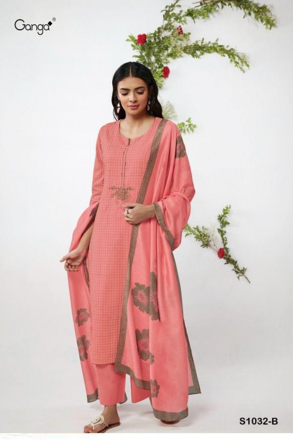 Ganga Mahonia S1032 Classic Cotton Designer Salwar Suit Collection